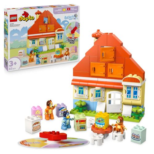 LEGO® DUPLO® 10459 Семейната къща на Блуи с игра на запомняне