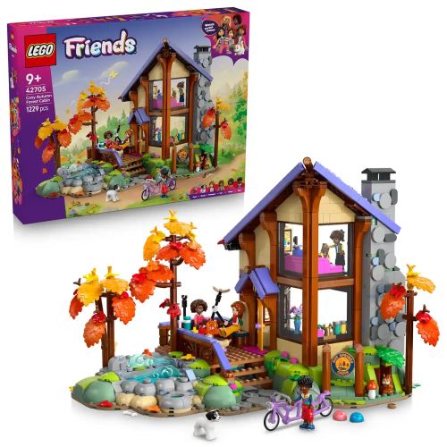 LEGO® Friends Уютна есенна горска хижа, играчка за конструиране 42705