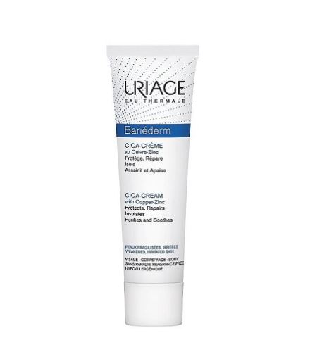 Uriage Bariéderm-CICA възстановяващ крем, съдържащ мед и цинк