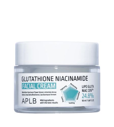 APLB Glutathione Niacinamide Facial Cream освежаващ крем за кожата 55 мл