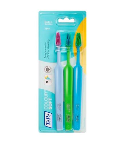 TePe Colour Select мека четка за зъби 3 бр
