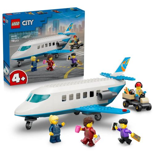 LEGO® City Пътнически самолет - играчка за построяване 60492