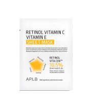 APLB Retinol Vitamin C Vitamin E Sheet Mask анти-ейдж хидратираща маска 25 мл
