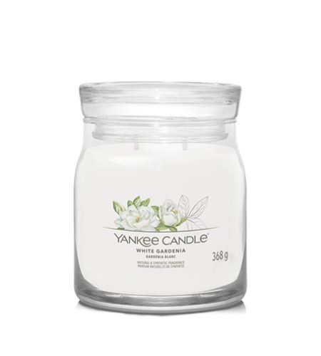 Yankee Candle Signature White Gardenia типична свещ средна 368 гр