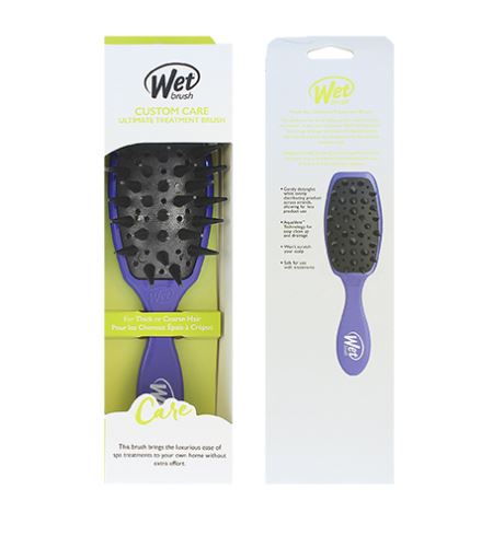 Wet Brush Custom Care Ultimate Treatment Brush Четка за коса Pure Purple