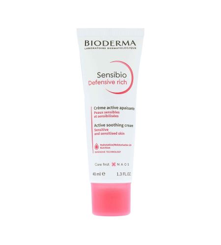 Bioderma Sensibio Defensive Rich zklidňující krém pro citlivou pokožku 40 ml