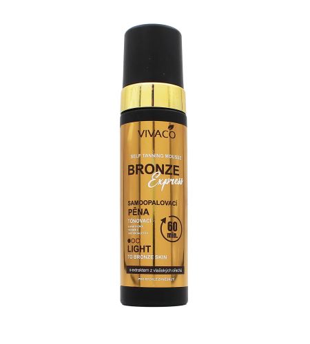 Vivaco Bronze Express Light самобрънзваща пяна 200 мл
