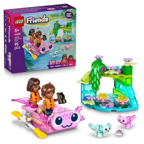 LEGO® Friends 42681 Приключенска лодка-аксолотъл