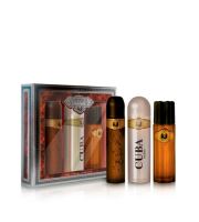Cuba Gold подаръчен комплект за мъже тоалетна вода 100 ml + афтършейв 100 ml + deodorant 200 ml