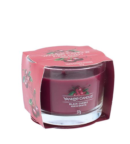 Yankee Candle Black Cherry вотивна свещ грlass 37 гр