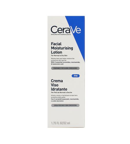 CeraVe Facial Moisurising Lotion хидратираща грижа за кожата за нормална до суха кожа 52 мл