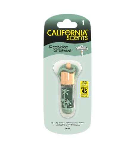 California Scents Hanging Vial Redwood Streams aроматизатор за автомобил 5 мл