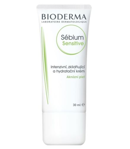 Bioderma Sébium Sensitive интензивен успокояващ и хидратиращ крем за акнеична кожа 30 мл