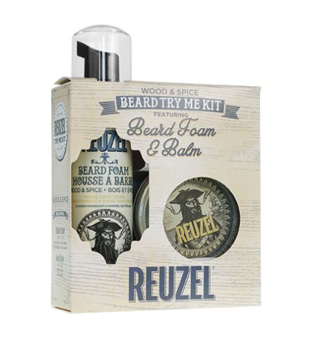 REUZEL Wood & Spice Beard Try Me Kit подаръчен комплект 6,94 g Mermaid On Land