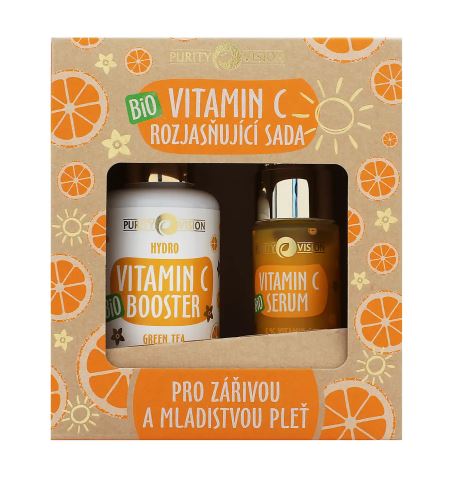 Purity Vision Bio Vitamin C освежаващ комплект booster 100 ml + sérum 30 ml