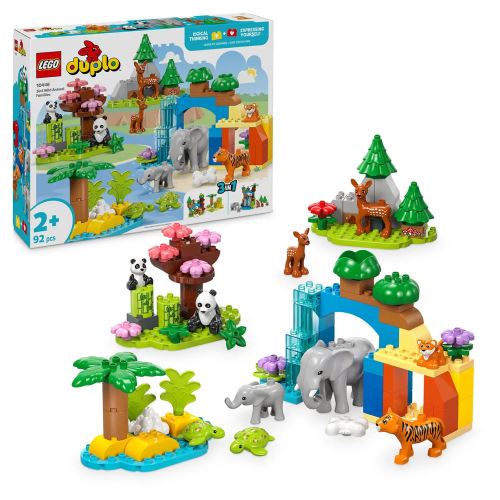LEGO® DUPLO® 10446 Семействата на дивите животни „3 в 1“